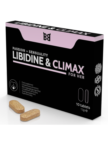 BLACK BULL - AUGMENTATION DE LIBIDINE ET CLIMAX L BIDO POUR FEMMES 10 GÉLULES