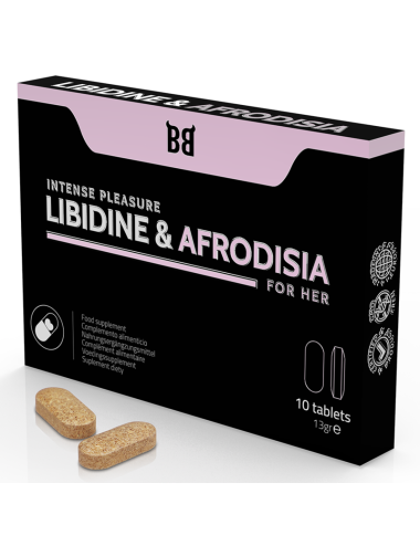 BLACK BULL - LIBIDINE & AFRODISIA PLAISIR INTENSE POUR ELLE 10 COMPRIMES