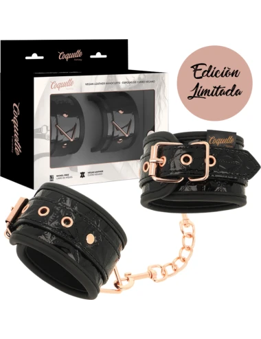 COQUETTE CHIC DESIRE - MENOTTES ÉDITION NOIRE AVEC DOUBLURE EN NÉOPRÈNE