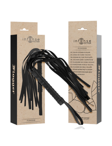 INTENSE FETISH - FLOGGER EN CUIR VÉGÉTALIEN