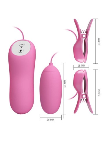 PRETTY LOVE - PINCE  ÉPILER AVEC VIBRATION ET ÉLECTROCHOC ROSE
