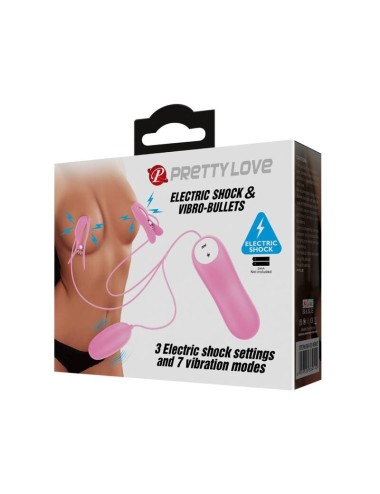 PRETTY LOVE - PINCE  ÉPILER AVEC VIBRATION ET ÉLECTROCHOC ROSE