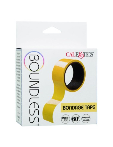CALIFORNIA EXOTICS - BOUNDLESS BONDAGE TAPE JAUNE