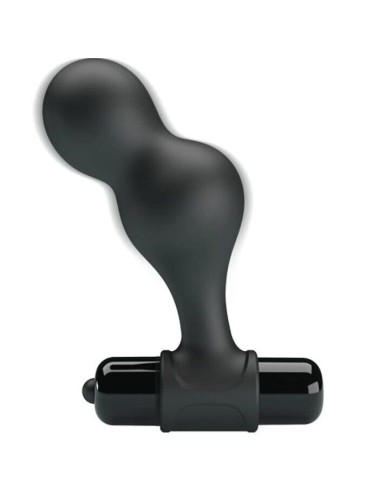 MR PLAY - PLUG ANAL VIBRATEUR EN SILICONE NOIR