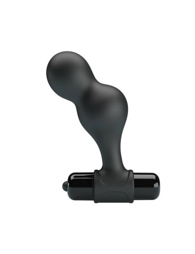 MR PLAY - PLUG ANAL VIBRATEUR EN SILICONE NOIR