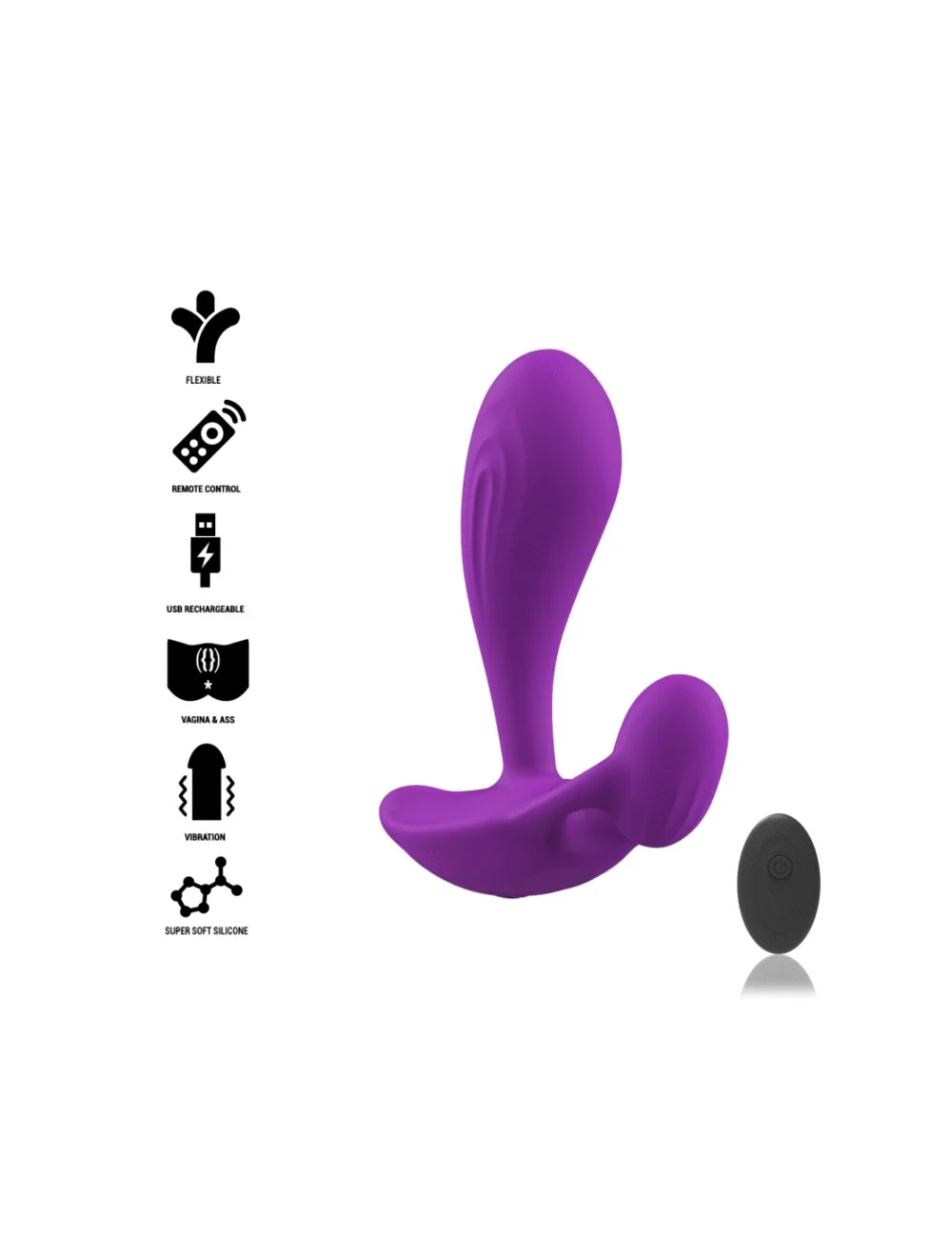 INTENSE - TÉLÉCOMMANDE ANAL SHELLY PLUG VIOLET INTENSE - TÉLÉCOMMANDE ANAL SHELLY PLUG VIOLET