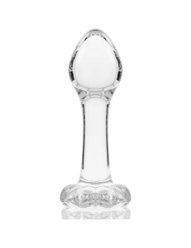 NEBULA SERIES BY IBIZA - PLUG ANAL MODÈLE 2 VERRE BOROSILICATE CLAIR 11 CM -O- 3.5 CM