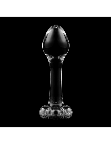 NEBULA SERIES BY IBIZA - PLUG ANAL MODÈLE 2 VERRE BOROSILICATE CLAIR 11 CM -O- 3.5 CM