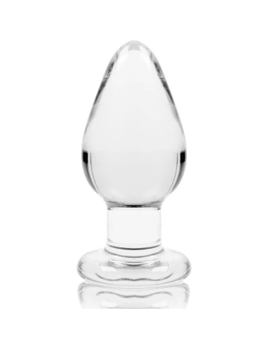 NEBULA SERIES BY IBIZA - PLUG ANAL MODÈLE 3 VERRE BOROSILICATE TRANSPARENT 11 CM -O- 5 CM