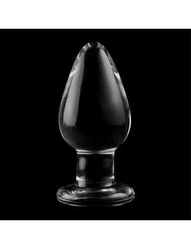 NEBULA SERIES BY IBIZA - PLUG ANAL MODÈLE 3 VERRE BOROSILICATE TRANSPARENT 11 CM -O- 5 CM