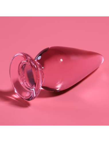 NEBULA SERIES BY IBIZA - PLUG ANAL MODÈLE 4 VERRE BOROSILICATE ROSE 11 CM -O- 5 CM