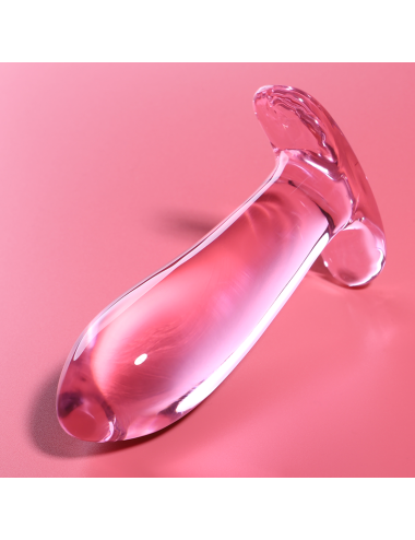 NEBULA SERIES BY IBIZA - PLUG ANAL MODÈLE 5 VERRE BOROSILICATE ROSE 12.5 CM -O- 3.5 CM