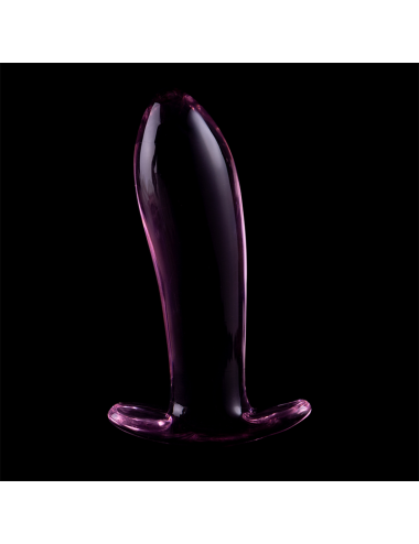 NEBULA SERIES BY IBIZA - PLUG ANAL MODÈLE 5 VERRE BOROSILICATE ROSE 12.5 CM -O- 3.5 CM