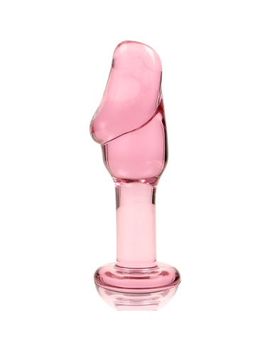 NEBULA SERIES BY IBIZA - PLUG ANAL MODÈLE 6 VERRE BOROSILICATE ROSE 12.5 CM -O- 4 CM