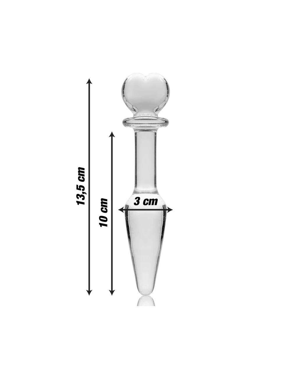 NEBULA SERIES BY IBIZA - PLUG ANAL MODÈLE 7 VERRE BOROSILICATE CLAIR 13.5 CM -O- 3 CM NEBULA SERIES BY IBIZA - PLUG ANAL MODÈLE 7 VERRE BOROSILICATE CLAIR 13.5 CM -O- 3 CM