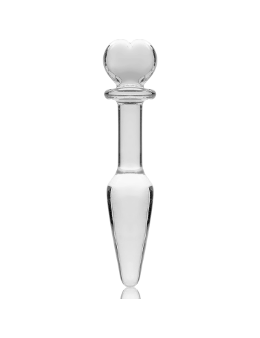 NEBULA SERIES BY IBIZA - PLUG ANAL MODÈLE 7 VERRE BOROSILICATE CLAIR 13.5 CM -O- 3 CM