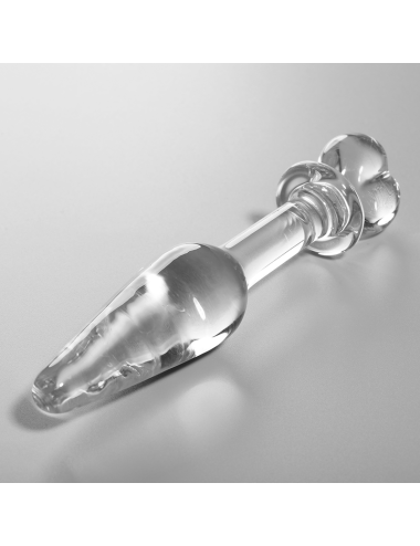 NEBULA SERIES BY IBIZA - PLUG ANAL MODÈLE 7 VERRE BOROSILICATE CLAIR 13.5 CM -O- 3 CM