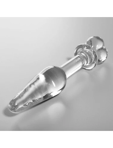 NEBULA SERIES BY IBIZA - PLUG ANAL MODÈLE 7 VERRE BOROSILICATE CLAIR 13.5 CM -O- 3 CM