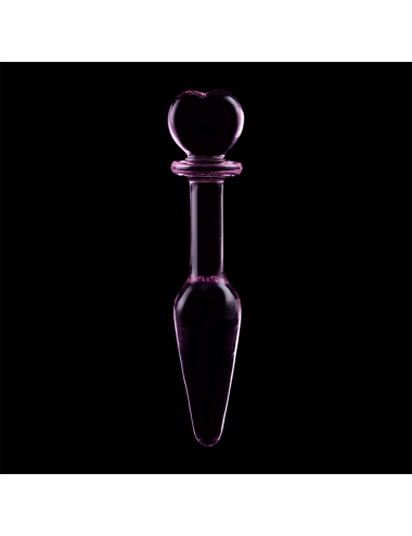 NEBULA SERIES BY IBIZA - PLUG ANAL MODÈLE 7 VERRE BOROSILICATE ROSE 13.5 CM -O- 3 CM