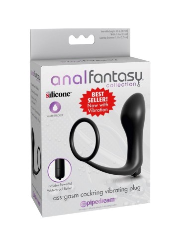 ANAL FANTASY ELITE COLLECTION - PLUG VIBRATEUR ASS-GASM COCKRING