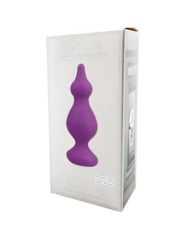 ADRIEN LASTIC - PLUG ANAL AMUSE SILICONE VIOLET TAILLE M