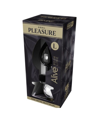 ALIVE - MINI PLUG ANAL PLEASURE MÉTAL BLANC TAILLE L