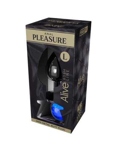 ALIVE - MINI PLUG ANAL PLEASURE MÉTAL BLEU TAILLE L