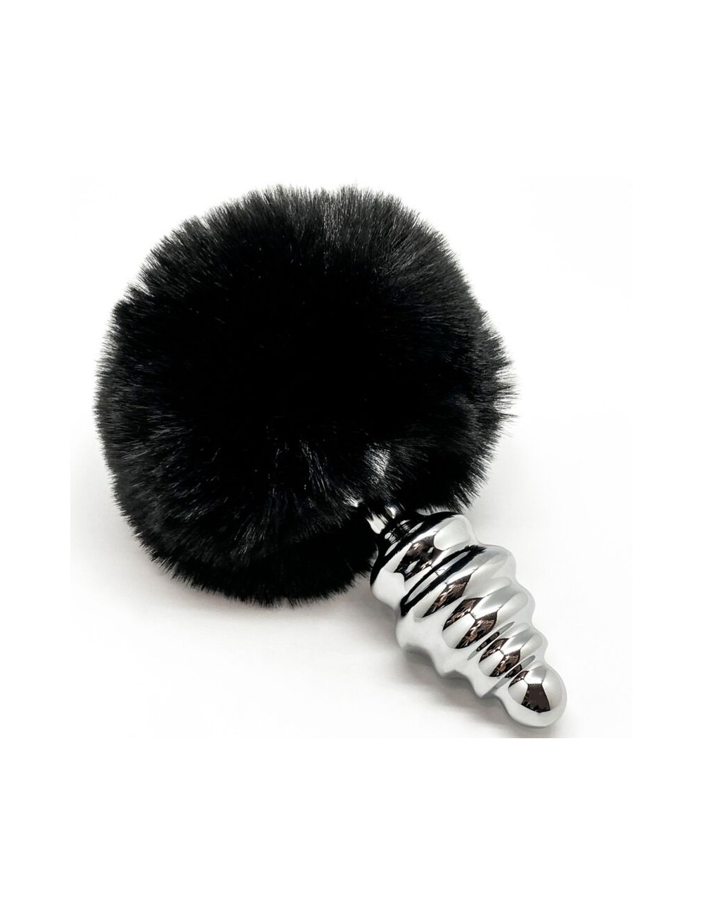 ALIVE - PLUG DE PLAISIR ANAL SPIRAL METAL FLUFFY NOIR TAILLE L ALIVE - PLUG DE PLAISIR ANAL SPIRAL METAL FLUFFY NOIR TAILLE L