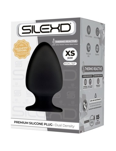 SILEXD - PLUG ANAL MODÈLE 1 PREMIUM SILEXPAN SILICONE PREMIUM THERMOREACTIF TAILLE XS