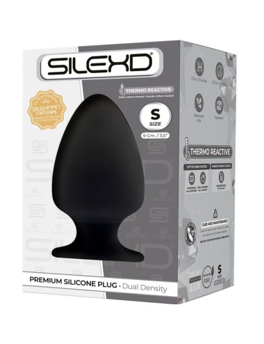 SILEXD - PLUG ANAL MODÈLE 1 PREMIUM SILEXPAN SILICONE PREMIUM THERMOREACTIF TAILLE S