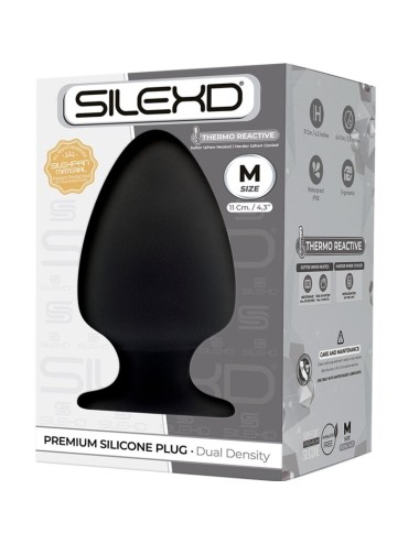 SILEXD - PLUG ANAL MODÈLE 1 PREMIUM SILEXPAN SILICONE PREMIUM THERMOREACTIF TAILLE M