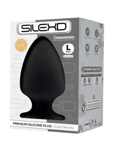 SILEXD - PLUG ANAL MODÈLE 1 PREMIUM SILEXPAN SILICONE PREMIUM THERMOREACTIF TAILLE L