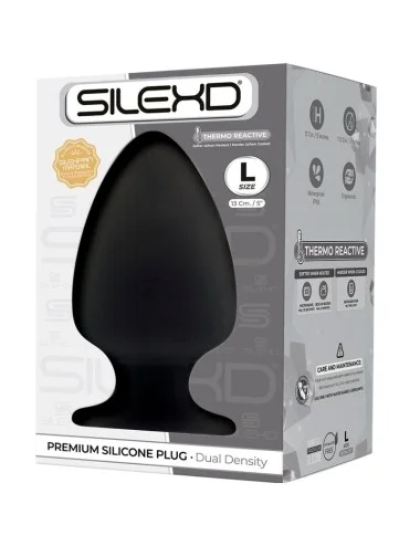 SILEXD - PLUG ANAL MODÈLE 1 PREMIUM SILEXPAN SILICONE PREMIUM THERMOREACTIF TAILLE L