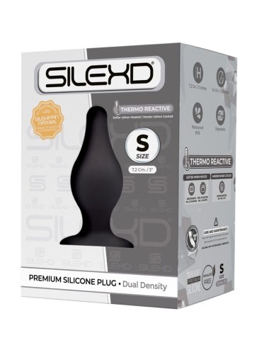 SILEXD - PLUG ANAL MODÈLE 2 PREMIUM SILEXPAN SILICONE PREMIUM THERMOREACTIF TAILLE S