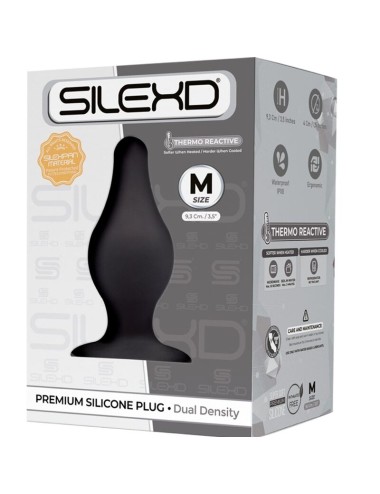 SILEXD - PLUG ANAL MODÈLE 2 PREMIUM SILEXPAN SILICONE PREMIUM THERMOREACTIF TAILLE M