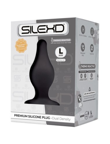 SILEXD - PLUG ANAL MODÈLE 2 PREMIUM SILEXPAN SILICONE PREMIUM THERMOREACTIF TAILLE L