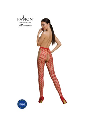 PASSION - BODYSTOCKING ECO COLLECTION ECO S007 ROUGE