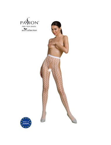 PASSION - BODYSTOCKING ECO COLLECTION ECO S007 BLANC