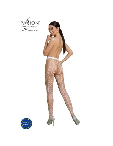 PASSION - BODYSTOCKING ECO COLLECTION ECO S007 BLANC