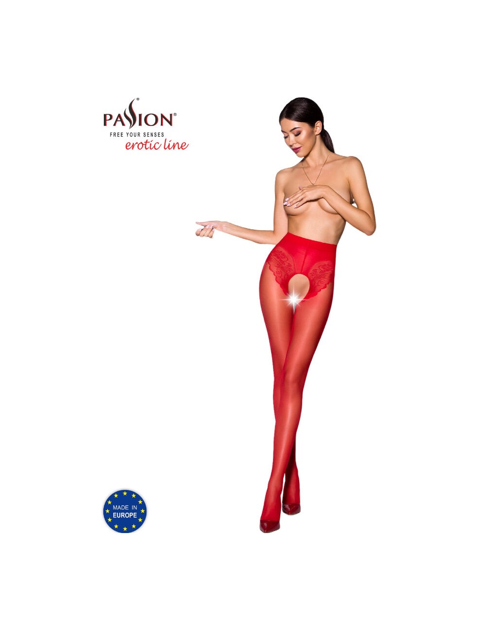 PASSION - TIOPEN 006 COLLANT ROUGE 1/2 30 DEN
