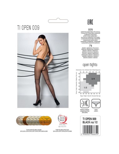 PASSION - TIOPEN 009 COLLANT NOIR 1/2 20 DEN