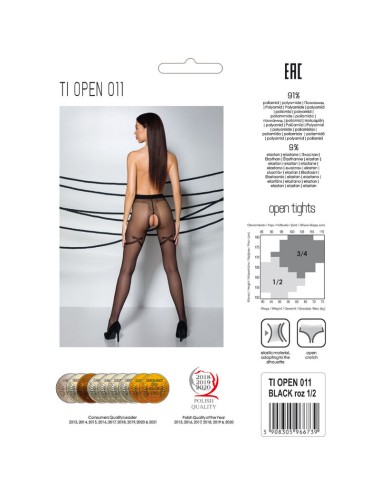 PASSION - TIOPEN 011 COLLANT NOIR 1/2 20 DEN