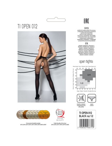 PASSION - TIOPEN 012 COLLANT NOIR 3/4 20/40 DEN