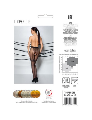 PASSION - TIOPEN 016 COLLANT NOIR 1/2 20 DEN