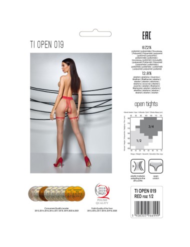 PASSION - TIOPEN 019 COLLANT ROUGE 1/2 20 DEN