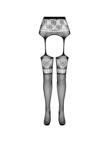 PASSION - COLLANT S030 AVEC JARRETIÈRE NOIRE TAILLE UNIQUE