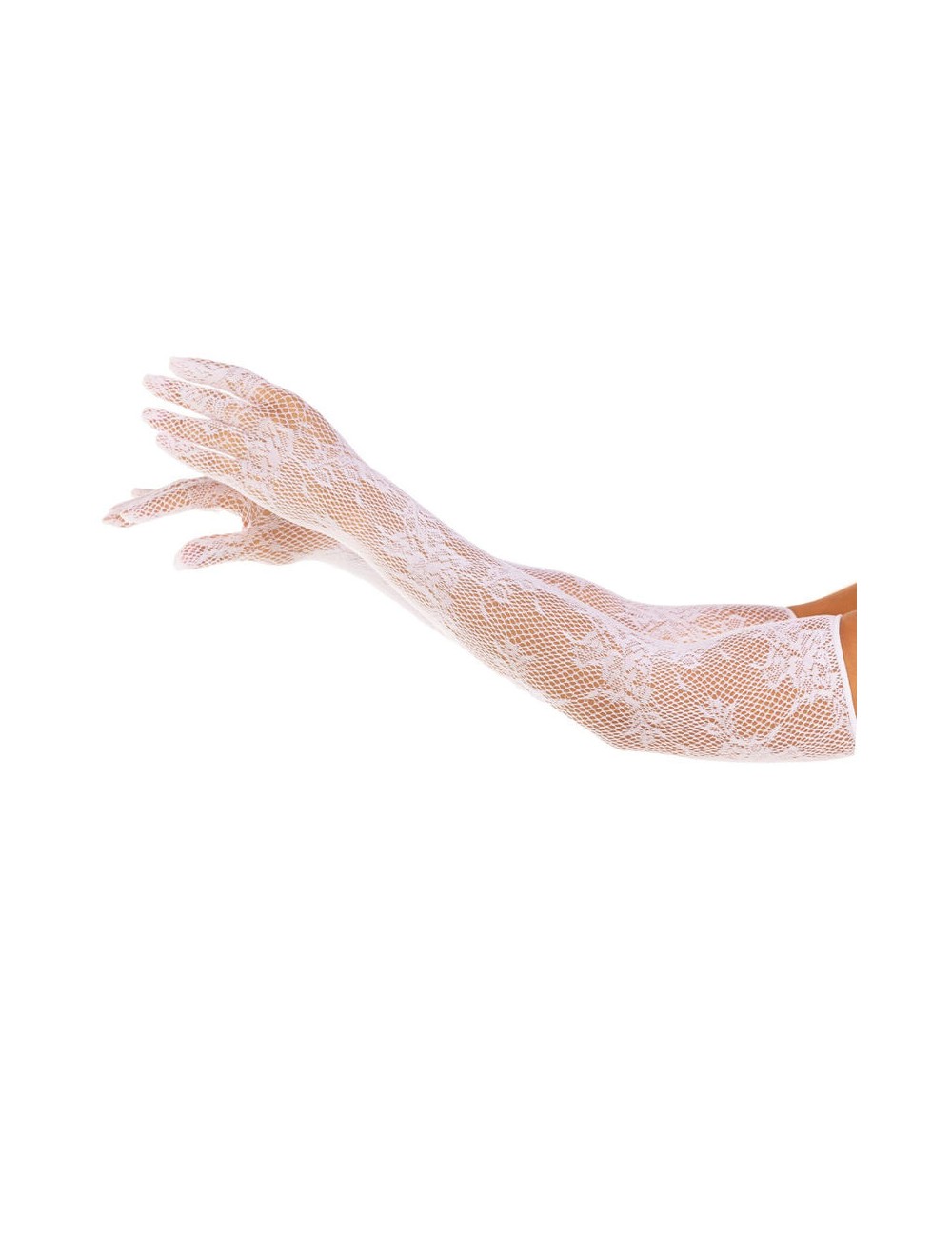 LEG AVENUE - GANTS FLEURS ROUGES BLANCS LEG AVENUE - GANTS FLEURS ROUGES BLANCS