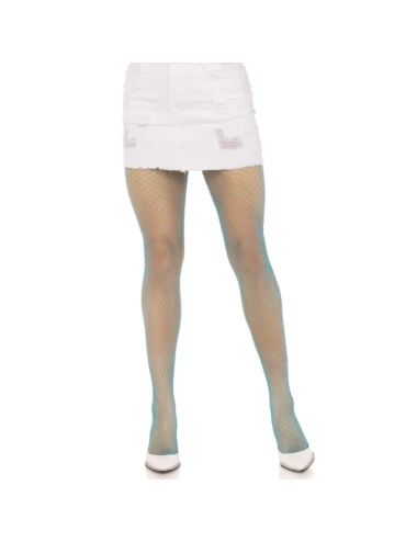 LEG AVENUE - COLLANTS RÉSILLE LYCRA BLEU