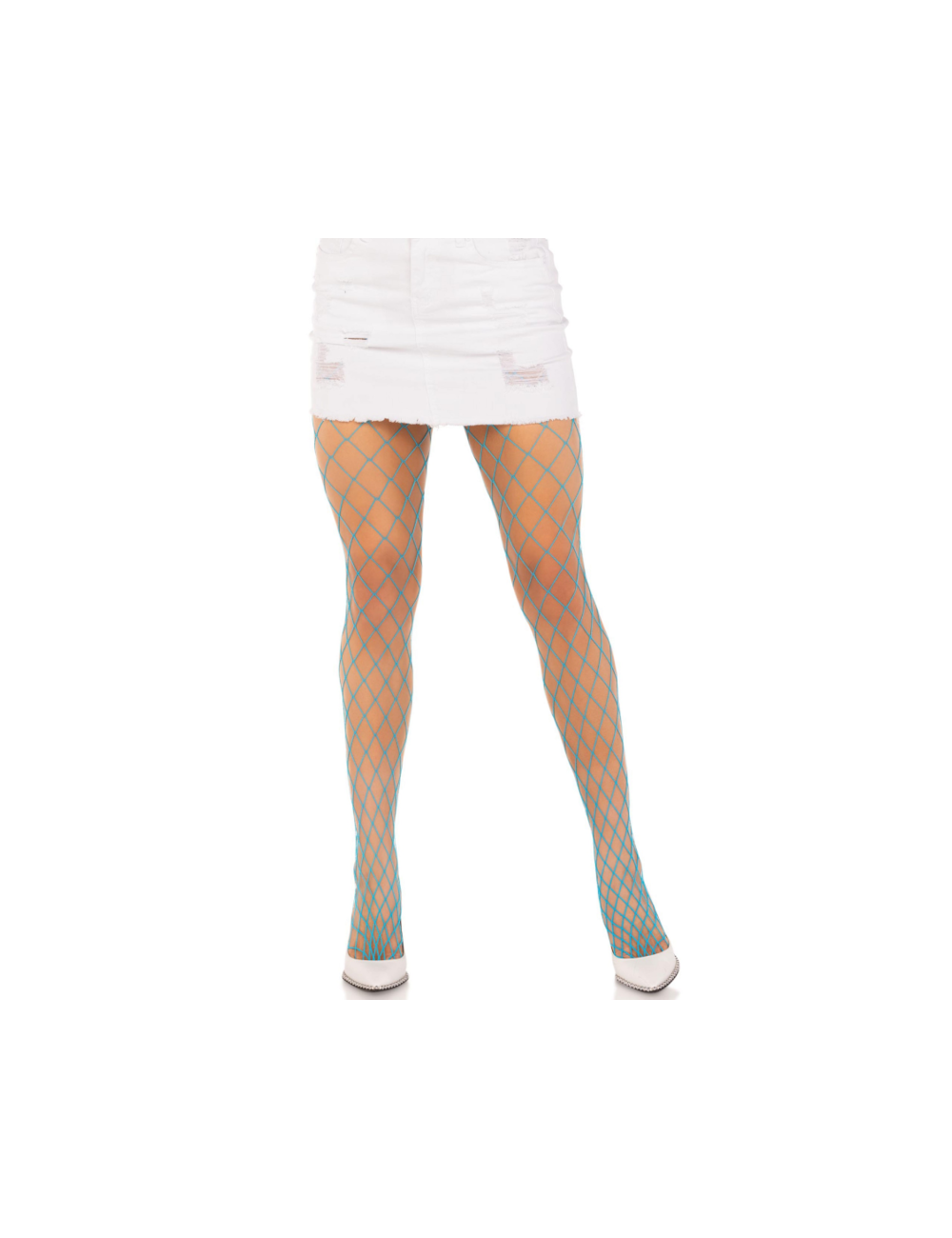 LEG AVENUE - COLLANTS RÉSILLE DIAMANT BLEU LEG AVENUE - COLLANTS RÉSILLE DIAMANT BLEU