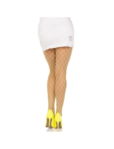 LEG AVENUE - COLLANTS RÉSILLE DIAMANT JAUNE